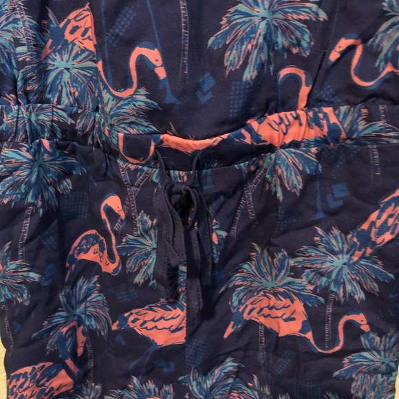 Nwt tipsy elves reversible flamingo romper - Picture 2 of 3